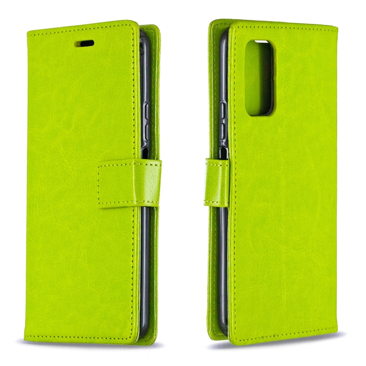 For Huawei Honor 30S Crazy Horse Texture Horizontal Flip Leather Case with Holder & Card Slots & Wallet & Photo Frame