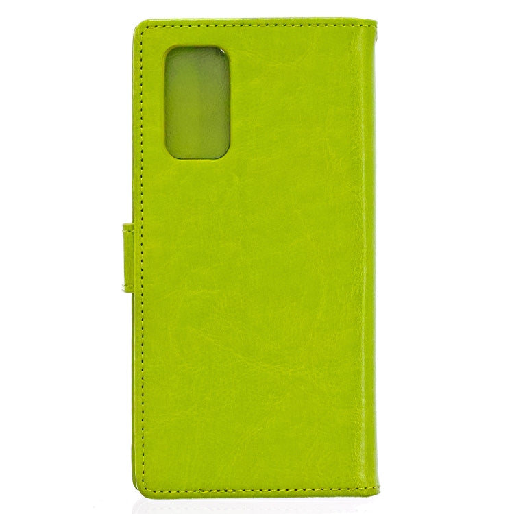 For Huawei Honor 30S Crazy Horse Texture Horizontal Flip Leather Case with Holder & Card Slots & Wallet & Photo Frame