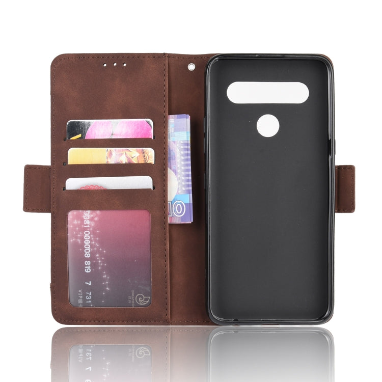 For LG K41S / K51S Wallet Style Skin Feel Calf Pattern Leather Case, with Holder & Separate Card Slot & Photo Frame