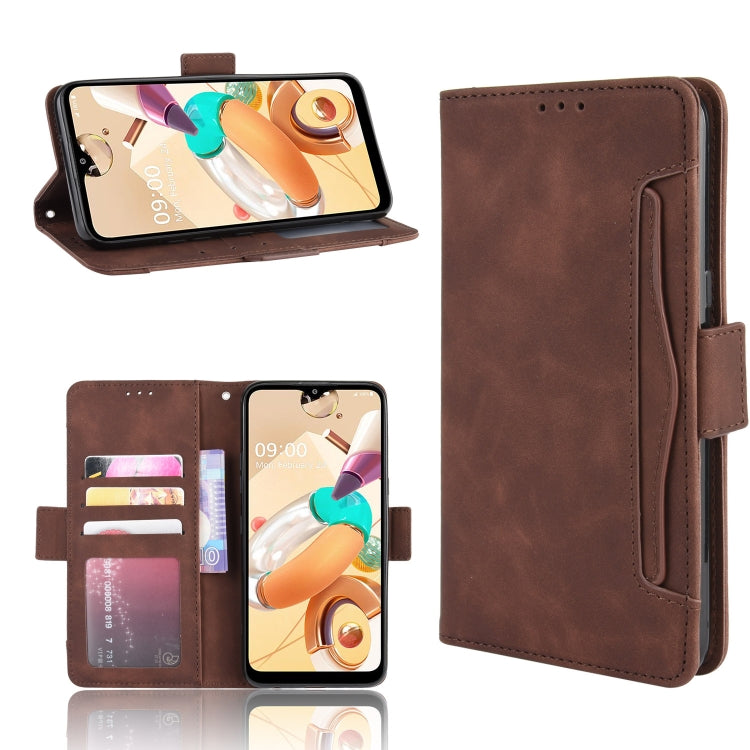 For LG K41S / K51S Wallet Style Skin Feel Calf Pattern Leather Case, with Holder & Separate Card Slot & Photo Frame