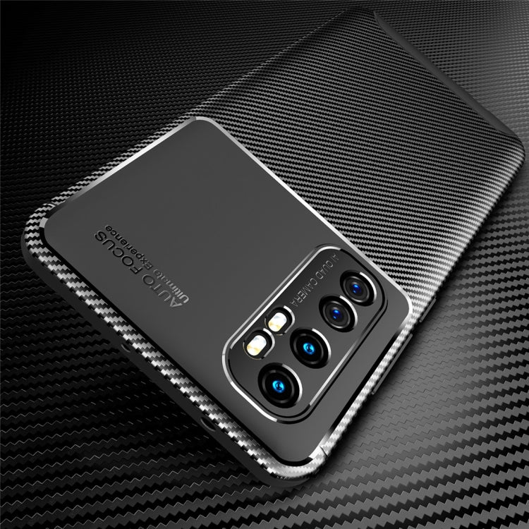For Xiaomi Mi Note 10 lite Carbon Fiber Texture Shockproof TPU Case