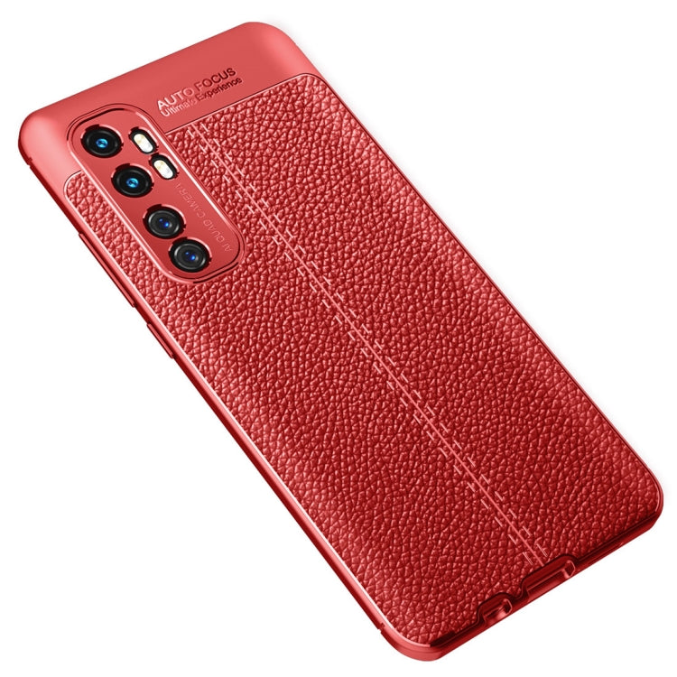 For Xiaomi Mi Note 10 lite Litchi Texture TPU Shockproof Case