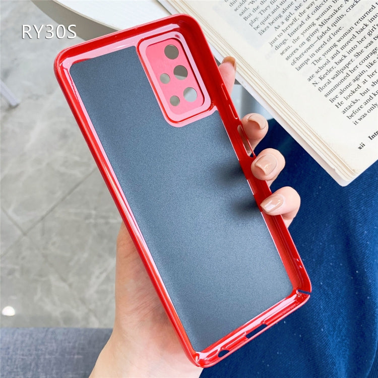 For Huawei Honor 30S All-Inclusive Pure Prime Skin Plastic Case with Lens Ring Protection Cover