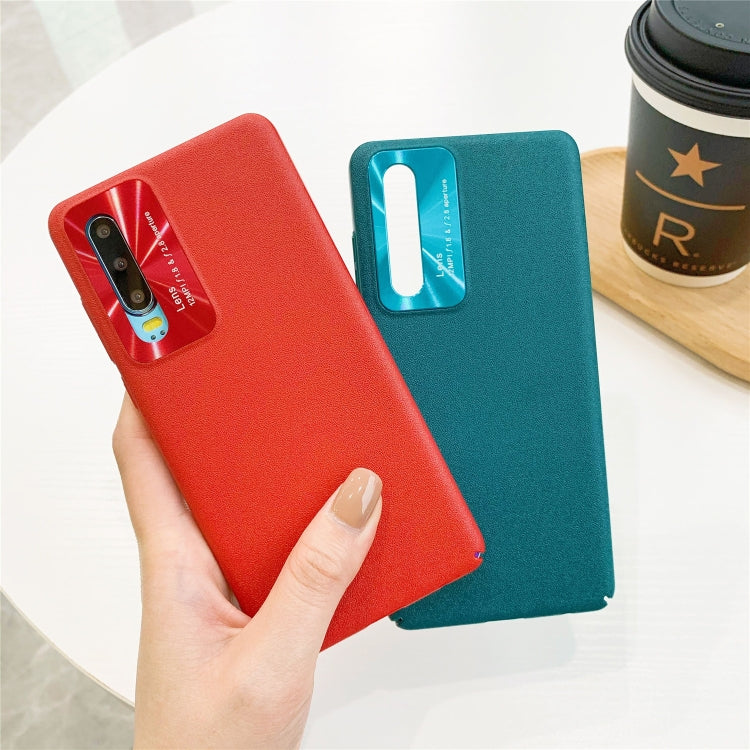 For Huawei P30 All-Inclusive Pure Prime Skin Plastic Case with Lens Ring Protection Cover