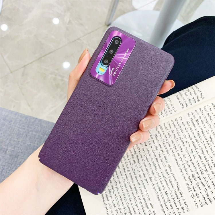 For Huawei P30 All-Inclusive Pure Prime Skin Plastic Case with Lens Ring Protection Cover