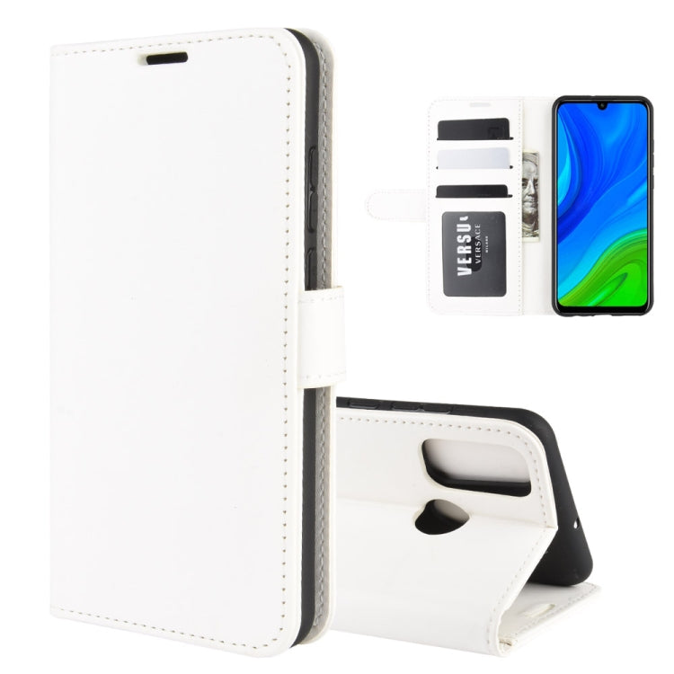 For Huawei P smart 2020 R64 Texture Single Horizontal Flip Protective Case with Holder & Card Slots & Wallet& Photo Frame