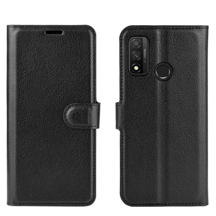 For Huawei P smart 2020 Litchi Texture Horizontal Flip Protective Case with Holder & Card Slots & Wallet
