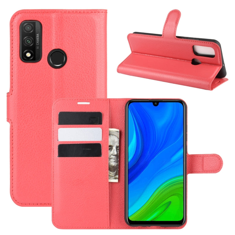 For Huawei P smart 2020 Litchi Texture Horizontal Flip Protective Case with Holder & Card Slots & Wallet