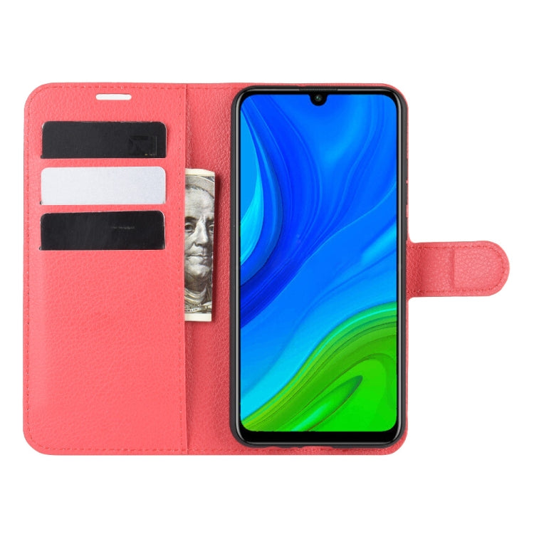 For Huawei P smart 2020 Litchi Texture Horizontal Flip Protective Case with Holder & Card Slots & Wallet