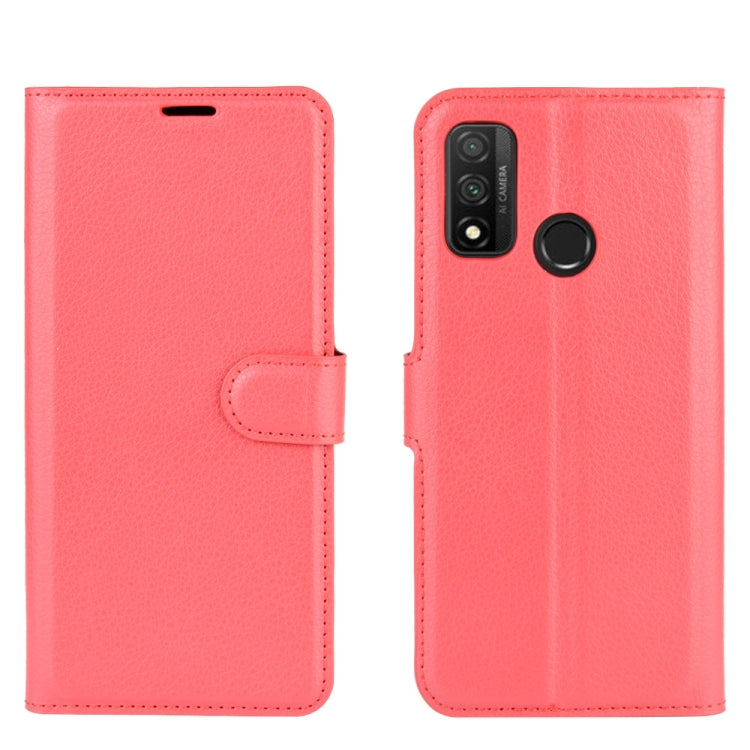 For Huawei P smart 2020 Litchi Texture Horizontal Flip Protective Case with Holder & Card Slots & Wallet