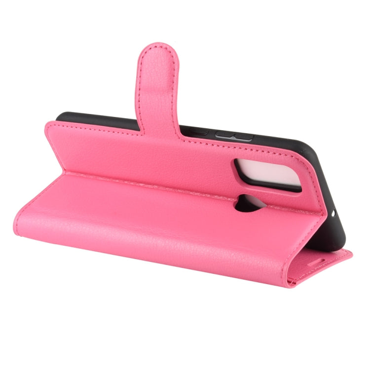 For Huawei P smart 2020 Litchi Texture Horizontal Flip Protective Case with Holder & Card Slots & Wallet