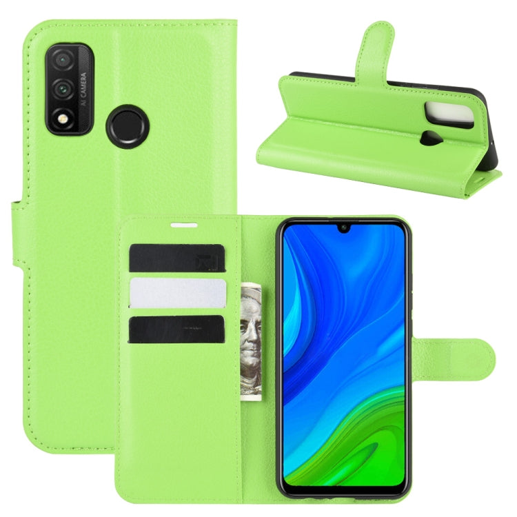 For Huawei P smart 2020 Litchi Texture Horizontal Flip Protective Case with Holder & Card Slots & Wallet