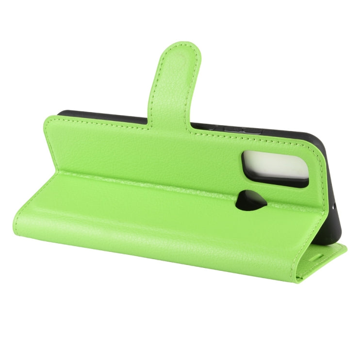 For Huawei P smart 2020 Litchi Texture Horizontal Flip Protective Case with Holder & Card Slots & Wallet