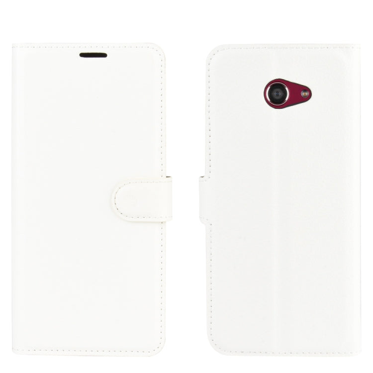 For Kyocera Basio 4 KYV47 Litchi Texture Horizontal Flip Protective Case with Holder & Card Slots & Wallet