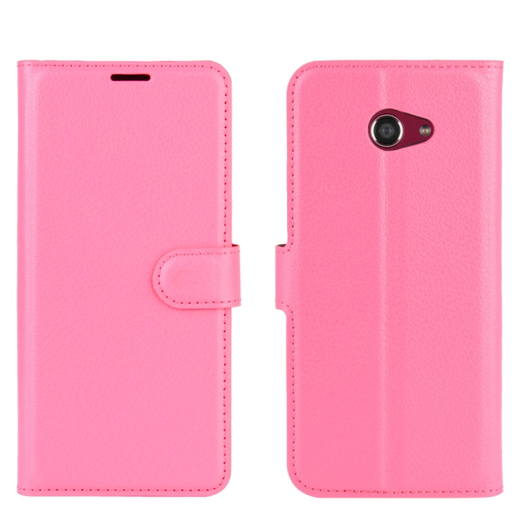 For Kyocera Basio 4 KYV47 Litchi Texture Horizontal Flip Protective Case with Holder & Card Slots & Wallet