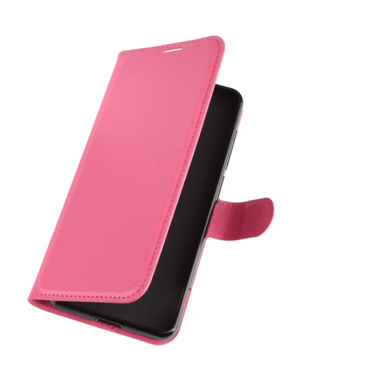 For Kyocera Basio 4 KYV47 Litchi Texture Horizontal Flip Protective Case with Holder & Card Slots & Wallet