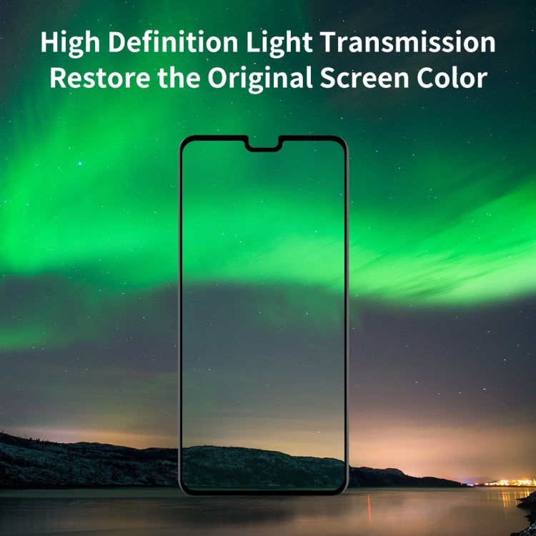 For Huawei Mate 30 ENKAY Hat-Prince 0.26mm 9H 6D Curved Full Screen Eye Protection Green Film Tempered Glass Protector