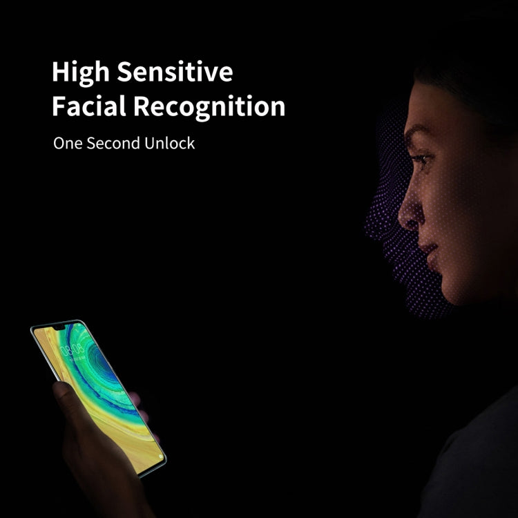 For Huawei Mate 30 ENKAY Hat-Prince 0.26mm 9H 6D Curved Full Screen Eye Protection Green Film Tempered Glass Protector