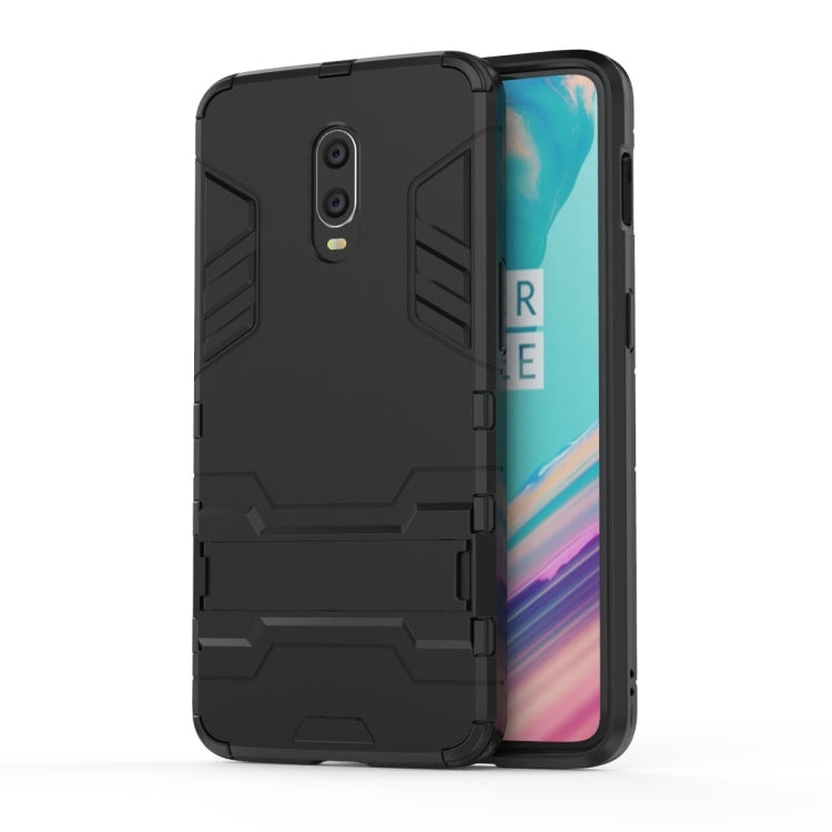 Shockproof PC + TPU Case with Holder for OnePlus 7 / 6T