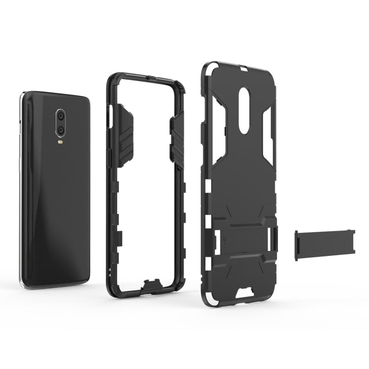 Shockproof PC + TPU Case with Holder for OnePlus 7 / 6T