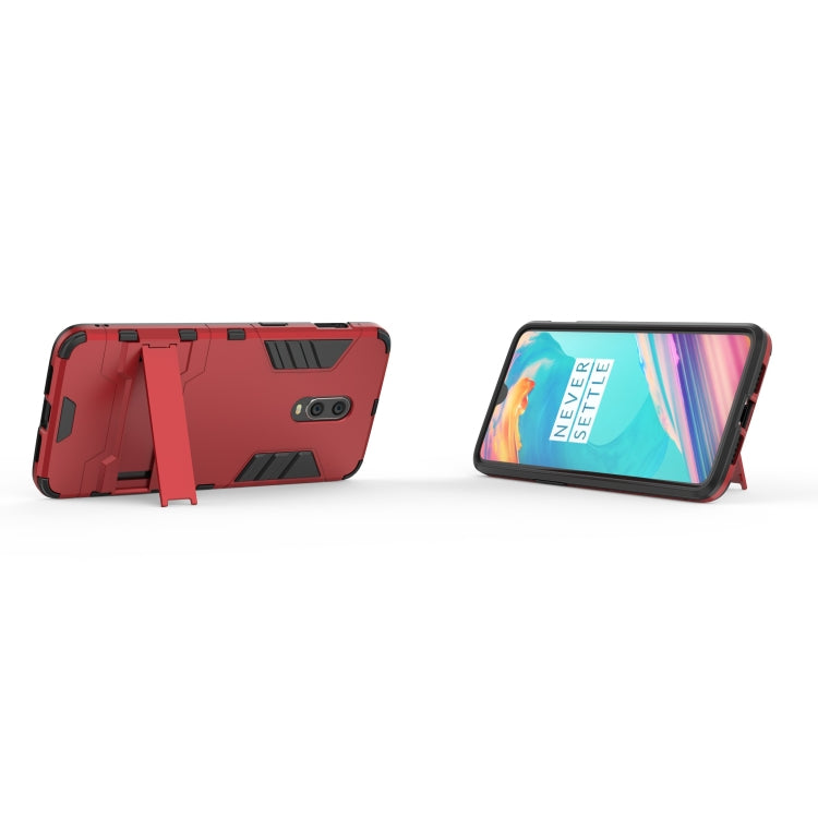 Shockproof PC + TPU Case with Holder for OnePlus 7 / 6T