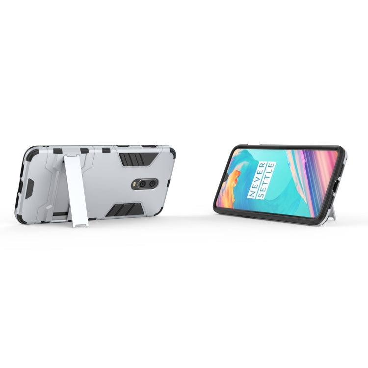 Shockproof PC + TPU Case with Holder for OnePlus 7 / 6T