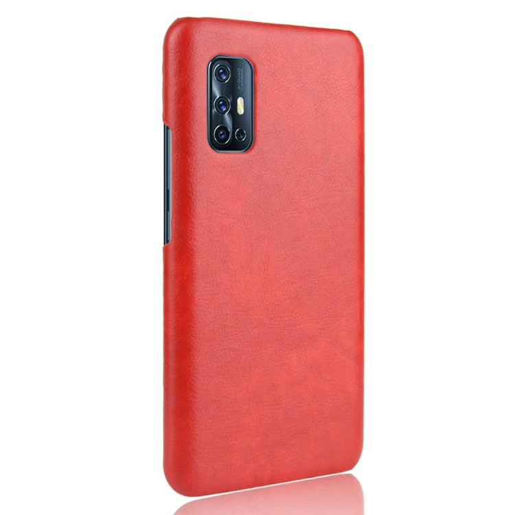 For Vivo V19 (Indonesia) Shockproof Litchi Texture PC + PU Case