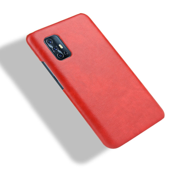 For Vivo V19 (Indonesia) Shockproof Litchi Texture PC + PU Case
