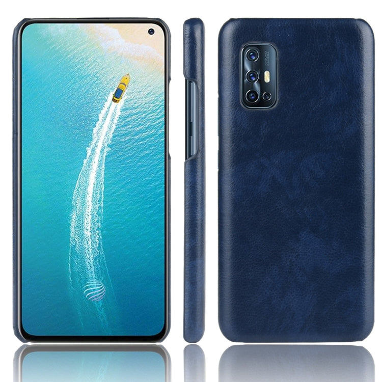 For Vivo V19 (Indonesia) Shockproof Litchi Texture PC + PU Case