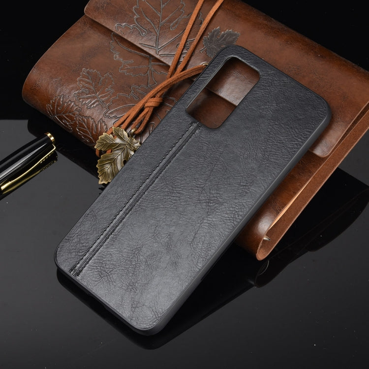 For Huawei Honor X10 Shockproof Sewing Cow Pattern Skin PC + PU + TPU Case