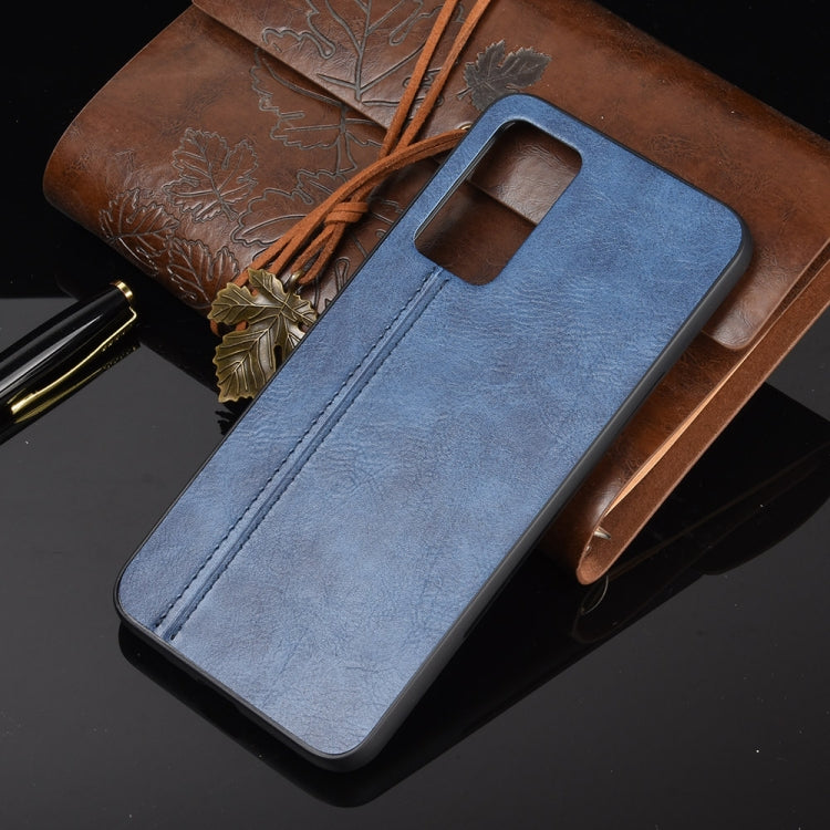 For Huawei Honor X10 Shockproof Sewing Cow Pattern Skin PC + PU + TPU Case