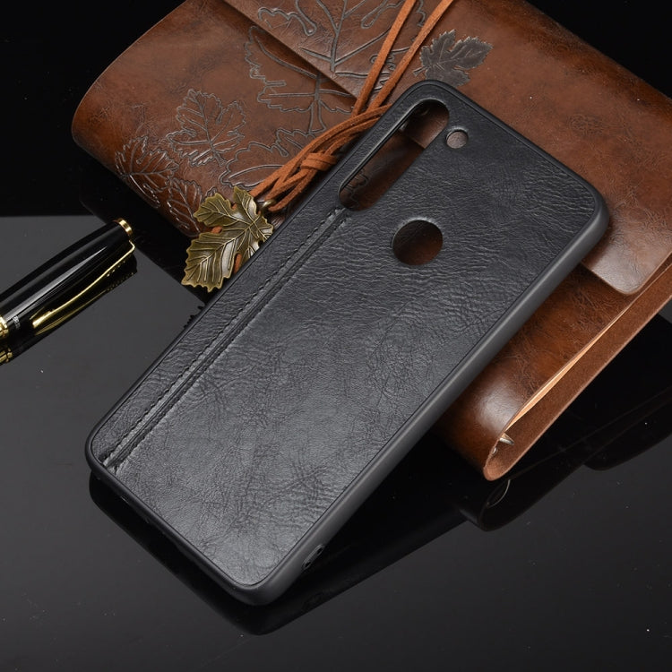 For Motorola Moto G8 Power Shockproof Sewing Cow Pattern Skin PC + PU + TPU Case