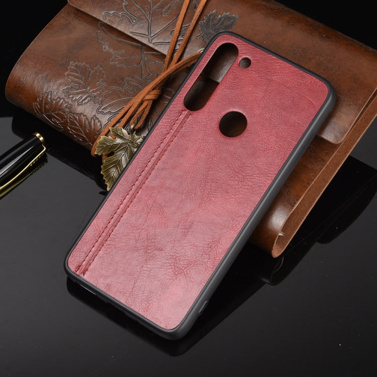 For Motorola Moto G8 Power Shockproof Sewing Cow Pattern Skin PC + PU + TPU Case