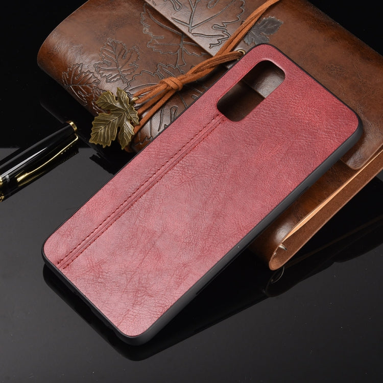 For Vivo iQOO Z1 Shockproof Sewing Cow Pattern Skin PC + PU + TPU Case