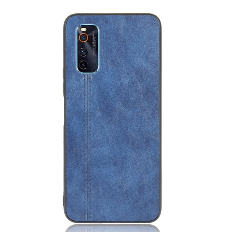 For Vivo iQOO Z1 Shockproof Sewing Cow Pattern Skin PC + PU + TPU Case