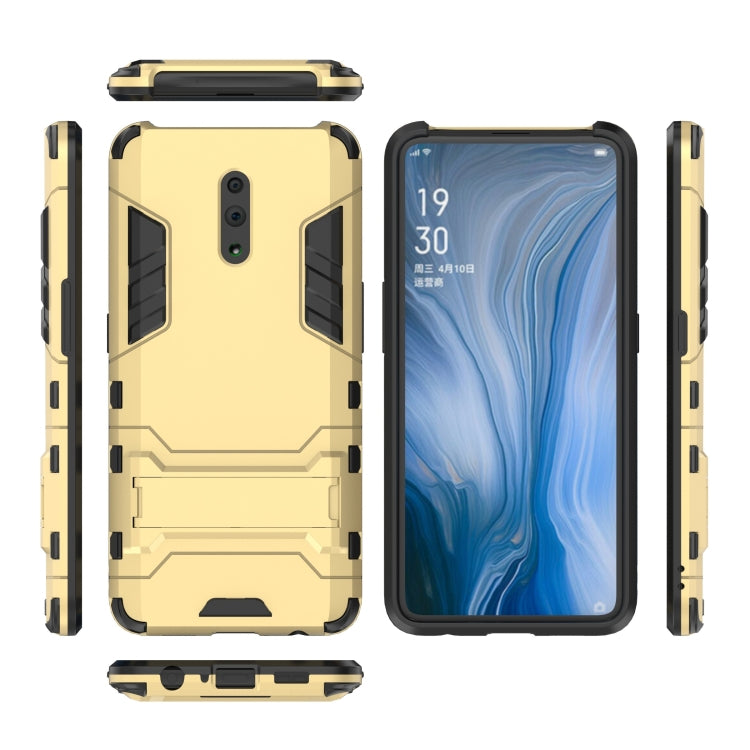 Shockproof PC + TPU Case for OPPO Reno , with Holder