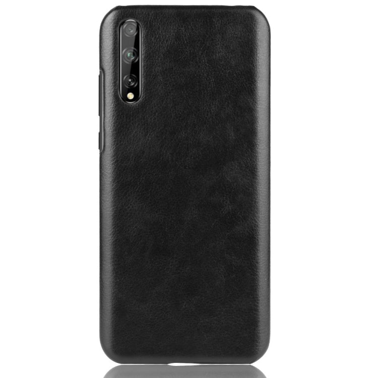 For Huawei Y8p Shockproof Litchi Texture PC + PU Case