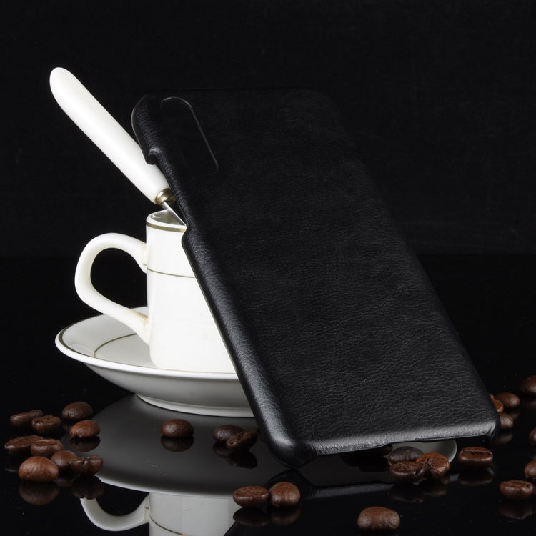 For Huawei Y8p Shockproof Litchi Texture PC + PU Case