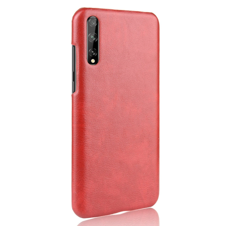 For Huawei Y8p Shockproof Litchi Texture PC + PU Case