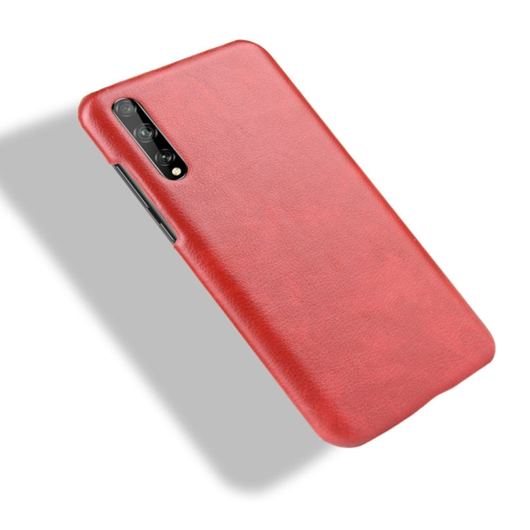 For Huawei Y8p Shockproof Litchi Texture PC + PU Case