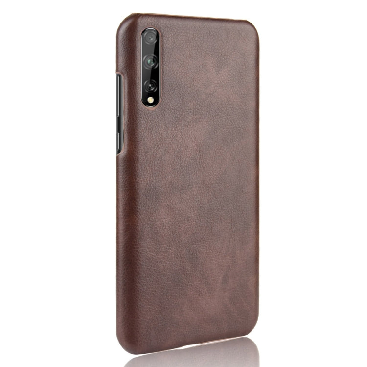 For Huawei Y8p Shockproof Litchi Texture PC + PU Case