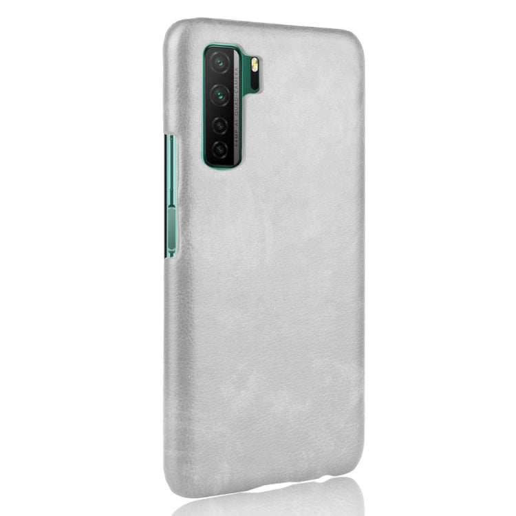 For Huawei P40 LITE 5G/Nova 7 SE Shockproof Litchi Texture PC + PU Case
