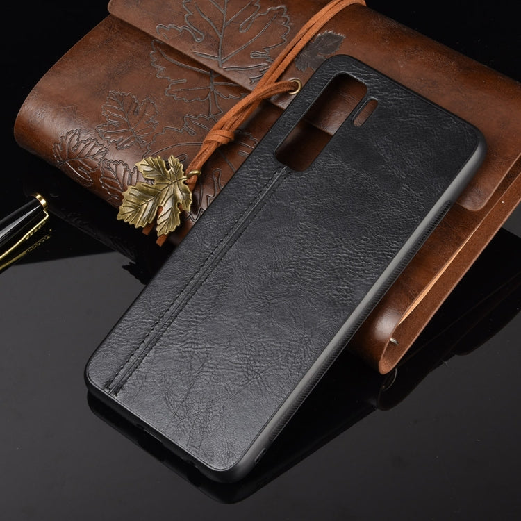 For Huawei P40 LITE 5G/Nova 7 SE Shockproof Sewing Cow Pattern Skin PC + PU + TPU Case