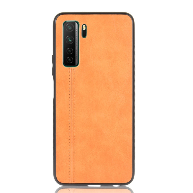 For Huawei P40 LITE 5G/Nova 7 SE Shockproof Sewing Cow Pattern Skin PC + PU + TPU Case
