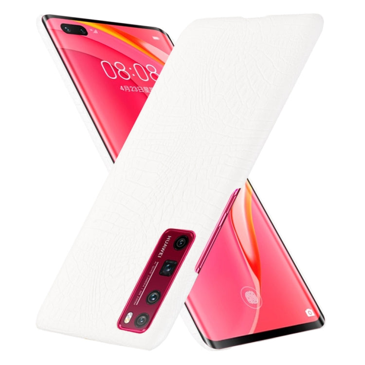 For Huawei Nova 7 Pro Shockproof Crocodile Texture PC + PU Case
