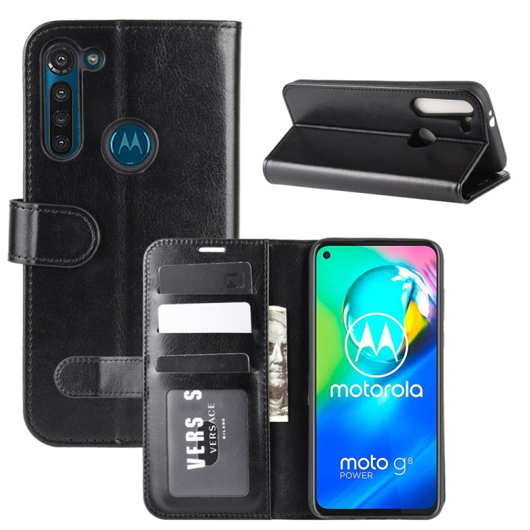 For Motorola Moto G8 Power R64 Texture Single Horizontal Flip Protective Case with Holder & Card Slots & Wallet& Photo Frame