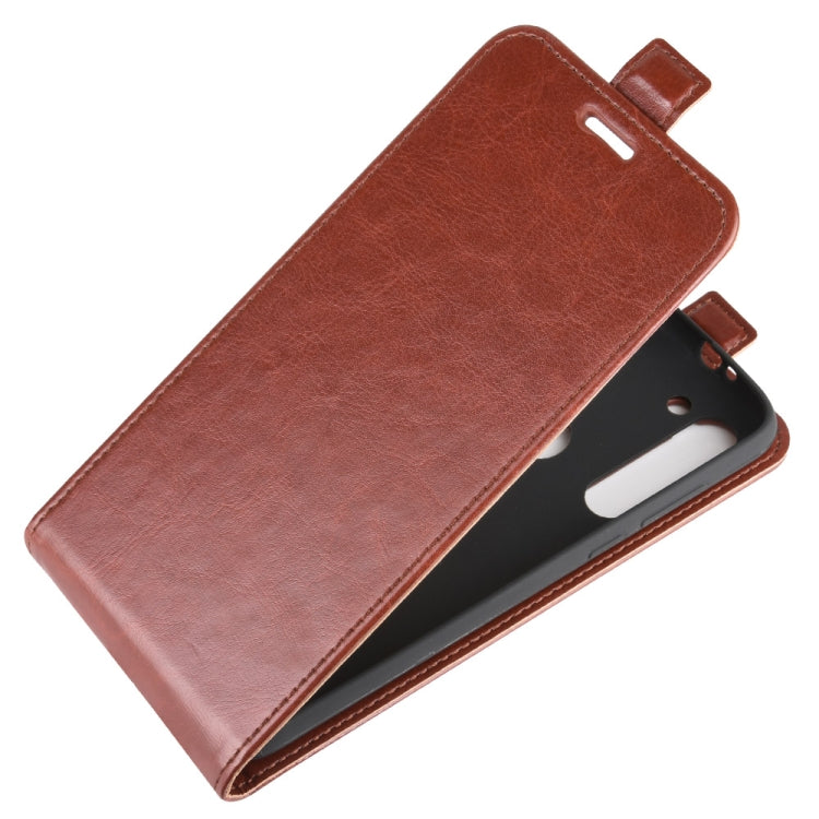 For Motorola Moto G8 Power R64 Texture Single Vertical Flip Leather Protective Case with Card Slots & Photo Frame