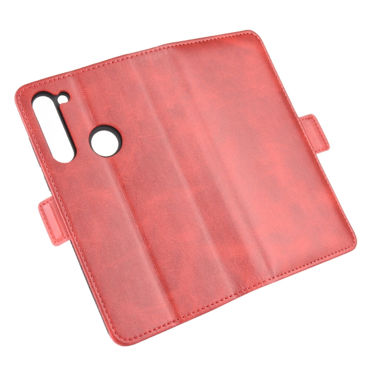 For Motorola Moto G8 Power Dual-side Magnetic Buckle Horizontal Flip Leather Case with Holder & Card Slots & Wallet