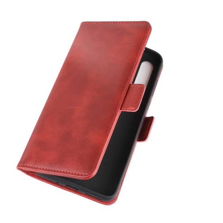 For Motorola Moto G8 Power Dual-side Magnetic Buckle Horizontal Flip Leather Case with Holder & Card Slots & Wallet