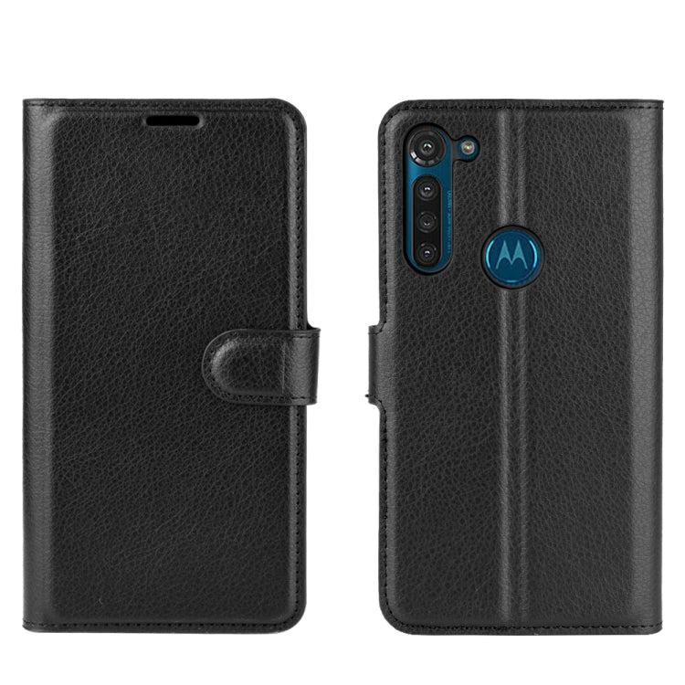 For Motorola Moto G8 Power Litchi Texture Horizontal Flip Protective Case with Holder & Card Slots & Wallet